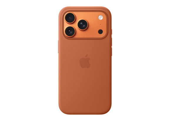 Чехол для iPhone 17 Pro Silicone MagSafe терракотовый