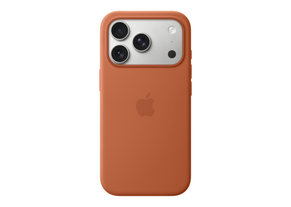 Чехол для iPhone 17 Pro Silicone MagSafe терракотовый