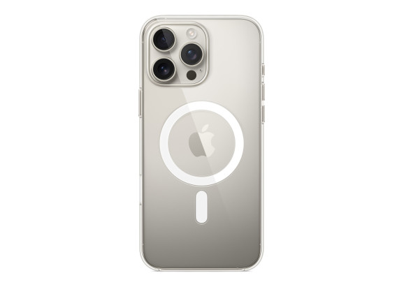 Чехол для iPhone 16 Pro Max with MagSafe прозрачный