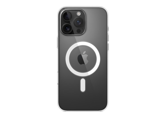 Чехол для iPhone 16 Pro Max with MagSafe прозрачный