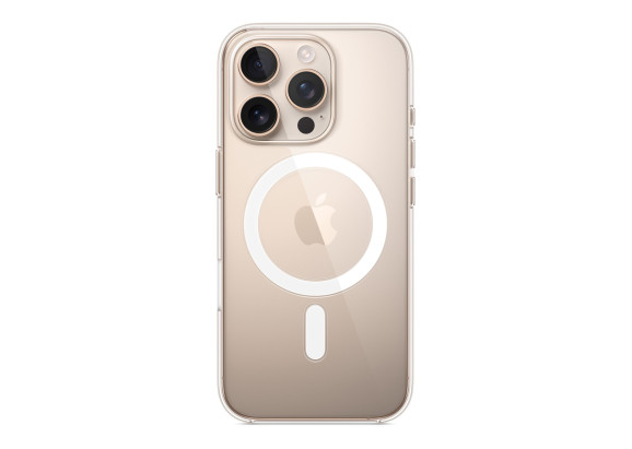 Чехол для iPhone 16 Pro with MagSafe прозрачный