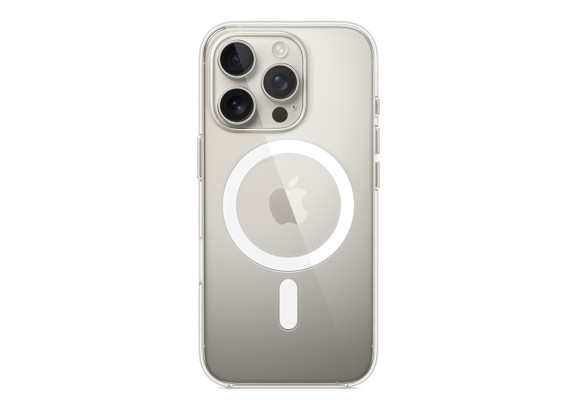 Чехол для iPhone 16 Pro with MagSafe прозрачный