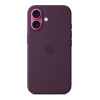 Чехол для iPhone 16 Silicone with MagSafe сливовый