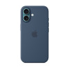 Чехол для iPhone 16 Silicone MagSafe синий деним