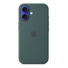 Чехол для iPhone 16 Silicone with MagSafe зеленый