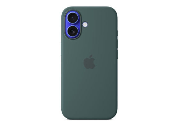 Чехол для iPhone 16 Silicone with MagSafe зеленый