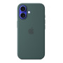 Чехол для iPhone 16 Silicone with MagSafe зеленый