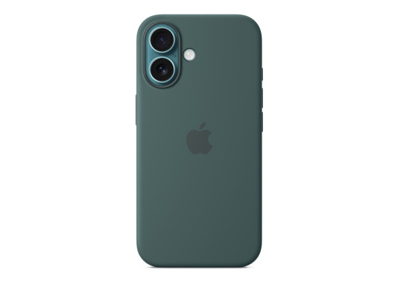 Чехол для iPhone 16 Silicone with MagSafe зеленый