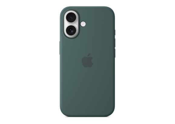 Чехол для iPhone 16 Silicone with MagSafe зеленый
