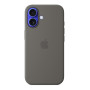 Чехол для iPhone 16 Silicone with MagSafe серый
