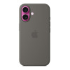 Чехол для iPhone 16 Silicone with MagSafe серый