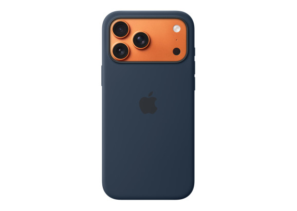 Чехол для iPhone 17 Pro Max Silicone MagSafe темно-синий