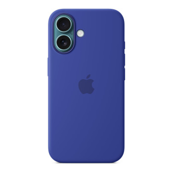 Чехол для iPhone 16 Silicone with MagSafe ультрамарин