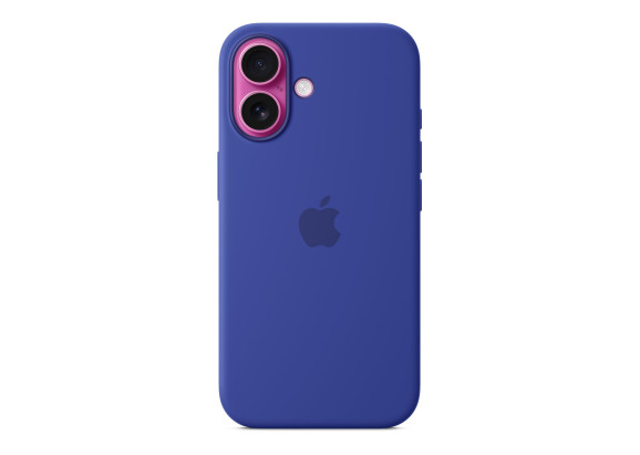 Чехол для iPhone 16 Silicone with MagSafe ультрамарин