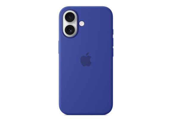 Чехол для iPhone 16 Silicone with MagSafe ультрамарин