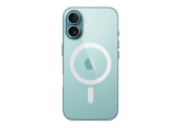 Чехол для iPhone 16 Plus with MagSafe прозрачный