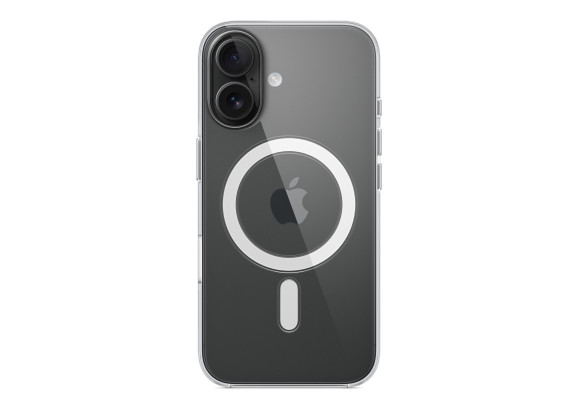 Чехол для iPhone 16 Plus with MagSafe прозрачный