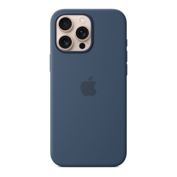 Чехол для iPhone 16 Pro Max Silicone with MagSafe синий деним