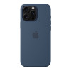 Чехол для iPhone 16 Pro Max Silicone with MagSafe синий деним