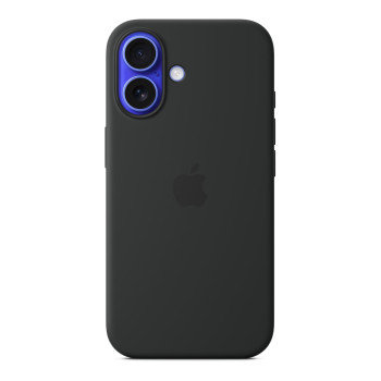 Чехол для iPhone 16 Silicone with MagSafe Black