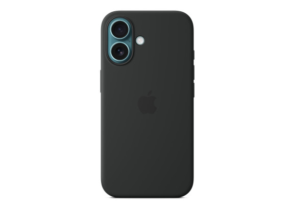Чехол для iPhone 16 Silicone with MagSafe Black