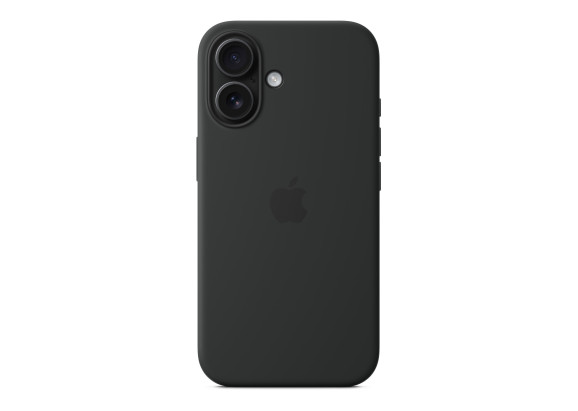 Чехол для iPhone 16 Silicone with MagSafe Black