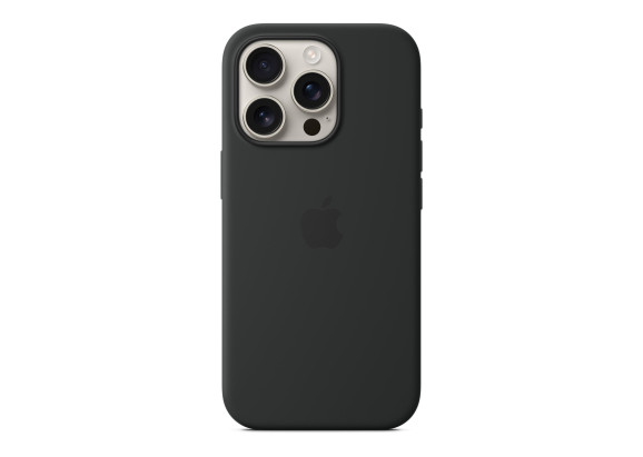 Чехол для iPhone 16 Pro Silicone MagSafe Black