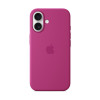 Чехол для iPhone 16 Silicone MagSafe фуксия