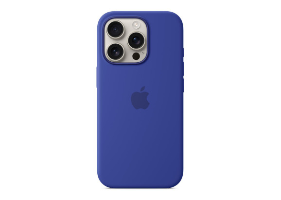Чехол для iPhone 16 Pro Silicone MagSafe ультрамарин