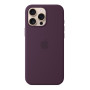 Чехол для iPhone 16 Pro Max Silicone with MagSafe сливовый