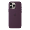 Чехол для iPhone 16 Pro Max Silicone with MagSafe сливовый