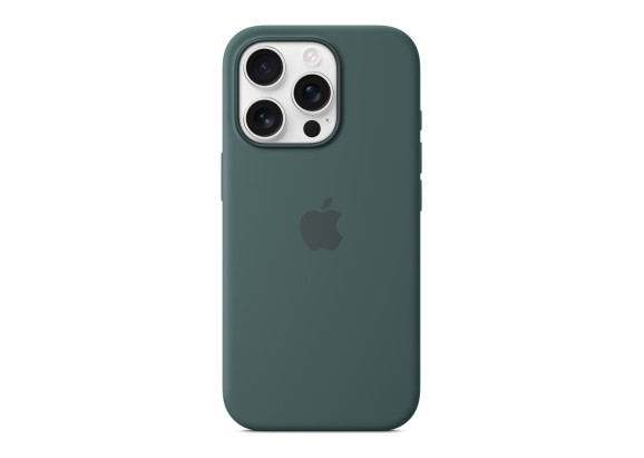Чехол для iPhone 16 Pro Silicone with MagSafe зеленый