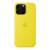 Чехол для iPhone 16 Pro Max Silicone with MagSafe желтый