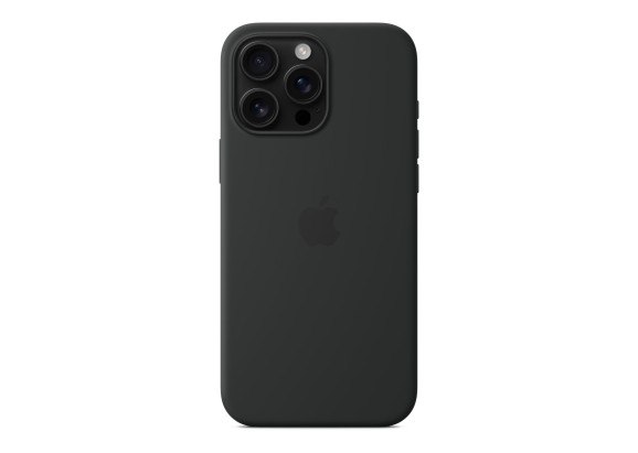 Чехол для iPhone 16 Pro Max Silicone with MagSafe Black