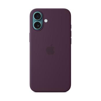 Чехол для iPhone 16 Plus Silicone MagSafe сливовый