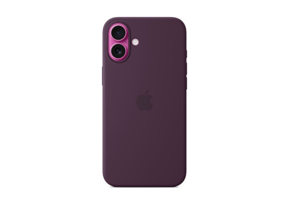 Чехол для iPhone 16 Plus Silicone MagSafe сливовый