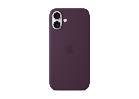 Чехол для iPhone 16 Plus Silicone MagSafe сливовый