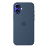 Чехол для iPhone 16 Plus Silicone MagSafe синий деним