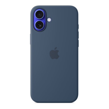 Чехол для iPhone 16 Plus Silicone MagSafe синий деним
