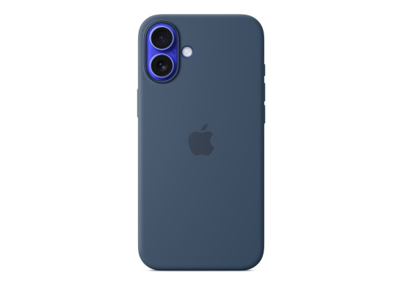 Чехол для iPhone 16 Plus Silicone MagSafe синий деним