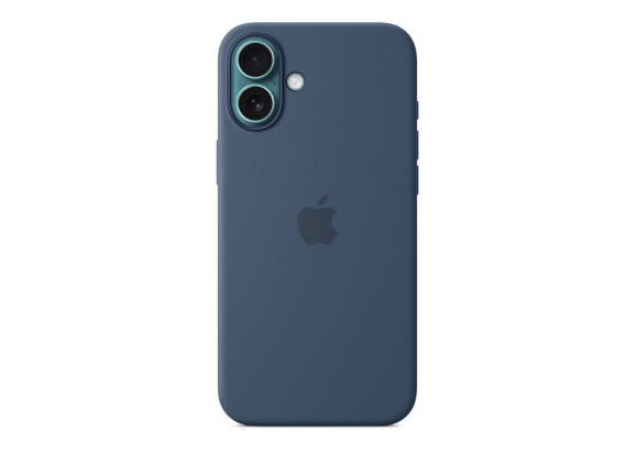 Чехол для iPhone 16 Plus Silicone MagSafe синий деним