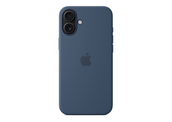 Чехол для iPhone 16 Plus Silicone MagSafe синий деним