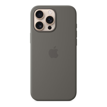 Чехол для iPhone 16 Pro Max Silicone with MagSafe серый