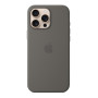 Чехол для iPhone 16 Pro Max Silicone with MagSafe серый