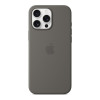Чехол для iPhone 16 Pro Max Silicone with MagSafe серый