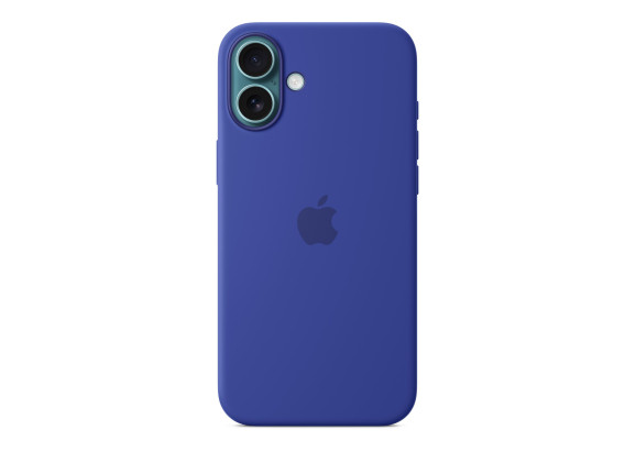 Чехол для iPhone 16 Plus Silicone MagSafe ультрамарин