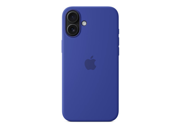 Чехол для iPhone 16 Plus Silicone MagSafe ультрамарин