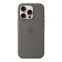 Чехол для iPhone 16 Pro Silicone MagSafe серый