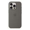 Чехол для iPhone 16 Pro Silicone MagSafe серый