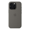Чехол для iPhone 16 Pro Silicone MagSafe серый